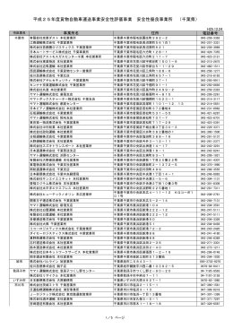 千葉県 - 全日本トラック協会