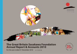 1 - Sasakawa Foundation