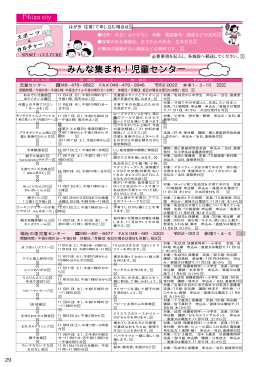 はがき（往復）で申し込む場合は 必要事項を記入し、各施設へ