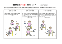 3つの筋トレ（PDF：248KB）