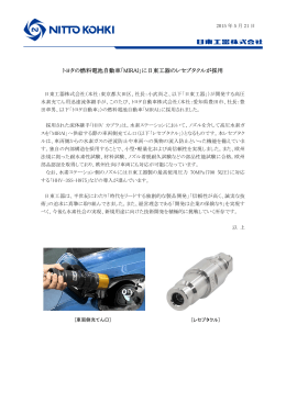 トヨタの燃料電池自動車「MIRAI」に日東工器のレセプタクルが採用