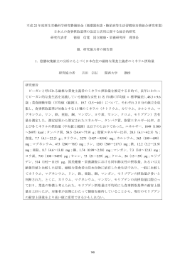 平成 22 年度厚生労働科学研究費補助金（循環器疾患・糖尿病等生活