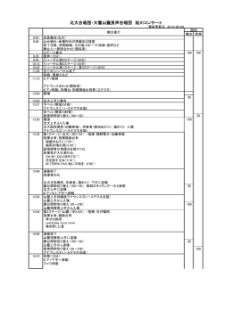 北大合唱団・大雪山麓男声合唱団 旭川コンサート