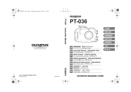 PT-036 Underwater Housing Manual (English)