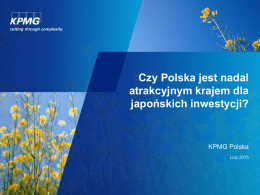 Czy Polska jest nadal atrakcyjnym krajem dla japońskich