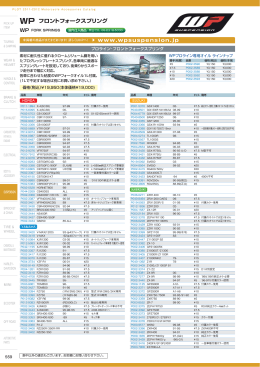 WP フロントフォークスプリング