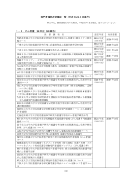 がん看護 26 単位（48 課程） - 日本看護系大学協議会 JANPU