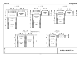 舗装復旧断面図（1）