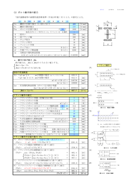 (1) ボルト継手部の耐力