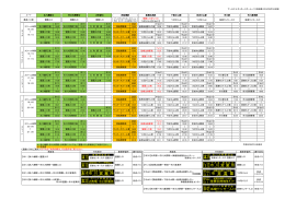 アーセナルサッカースクール バス時刻表（2014年9月16日版） 本11 本