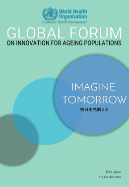 Programme cover - World Health Organization
