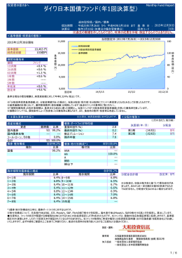 ダイワ日本国債ファンド（年1回決算型）