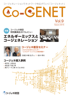 エネルギーミックスと コージェネレーション