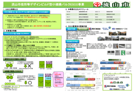 流山市役所等デザインビルド型小規模バルクESCO事業