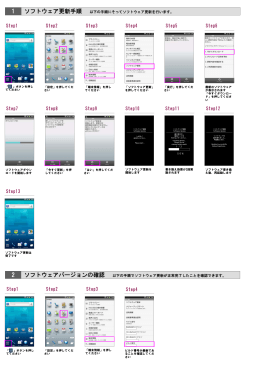 ソフトウェア更新手順
