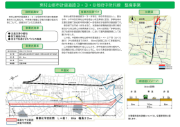 東村山都市計画道路3・3・8号府中所沢線 整備事業