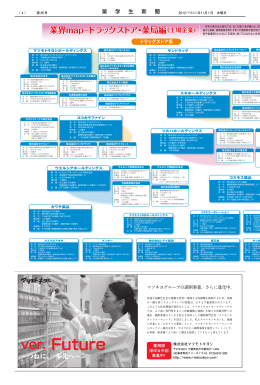 業界map ドラッグストア・薬局編 業界map ドラッグストア・薬局編