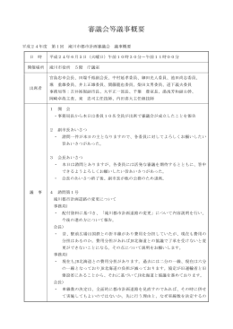 会議要旨 （PDF文書・17KB）