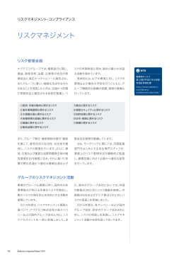 リスクマネジメント・コンプライアンス （PDF 1.3MB）