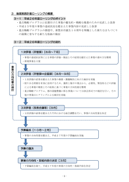3 後期実践計画ローリングの概要 （PDF 262.6KB）