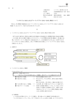 「シロキビジョン2021」および「ローリングプラン（2012～2016）」