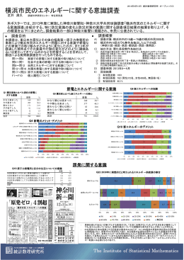横浜市民のエネルギーに関する意識調査
