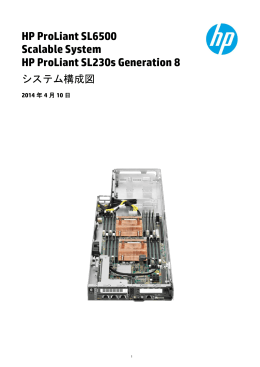 ProLiant SL230s Gen8 システム構成図