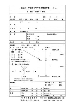 リウマチ杖オーダーフォーム