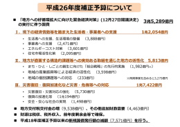 平成26年度補正予算についてのダウンロードはこちら