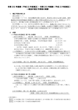 平成 22 年度補正