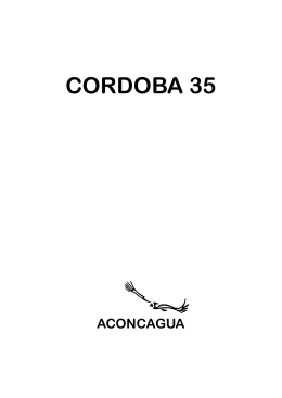 CORDOBA 35 - Aconcagua