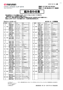 組合わせはこちら