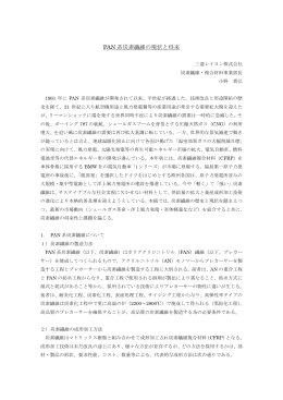 （1）PAN系炭素繊維の現状と将来