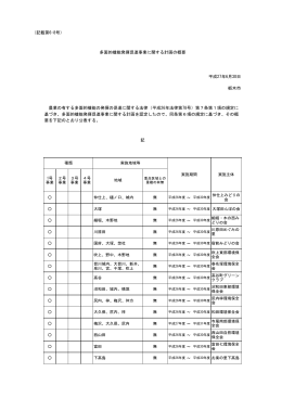 多面的機能発揮促進事業に関する計画の概要 [PDF：120.8KB]
