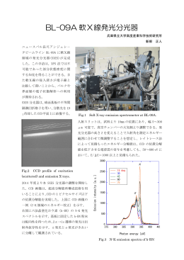 BL-09A 軟X線発光分光器 - 兵庫県立大学 高度産業科学技術研究所