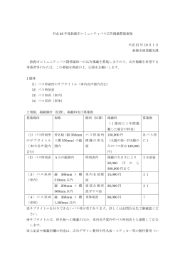 平成28年度鈴鹿市コミュニティバス広告掲載募集要領（PDF/192KB）