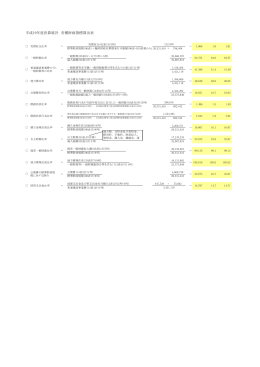 平成19年度決算統計 各種財政指標算出表