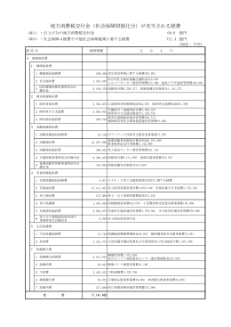 地方消費税交付金（社会保障財源化分）が充当される経費