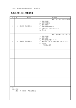 筑後支部 事業報告PDF