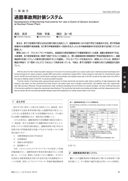 過酷事故用計装システム