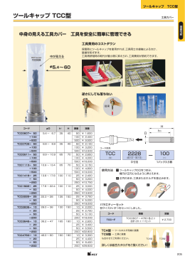 ツールキャップ TCC型