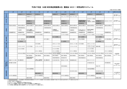 平成27年度 (公財）埼玉県産業振興公社 講演会・セミナー・研究会等