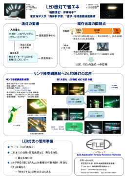 LED漁灯で省エネ