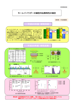 平成25年度 研究内容 平成25年度 研究成果