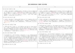建設工事請負契約約款（国債用）新旧対照表