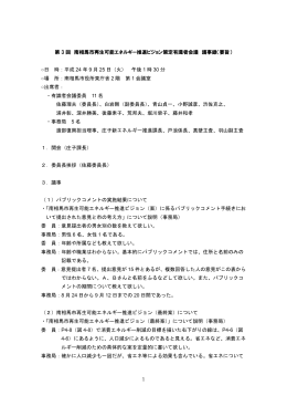 1 第 3 回 南相馬市再生可能エネルギー推進ビジョン策定有識者会議