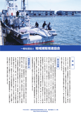 一般社団法人 地域捕鯨推進協会