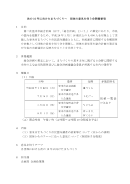団体の意見を伺う会開催要項（PDF：237KB）