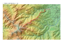 甲斐駒ケ岳（黒戸尾根）登山ルート図