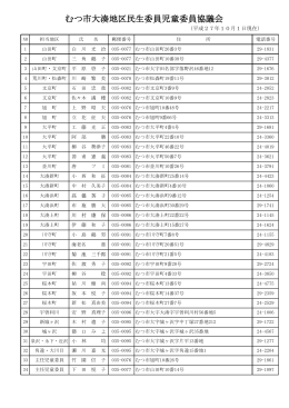 むつ市大湊地区民生委員児童委員協議会